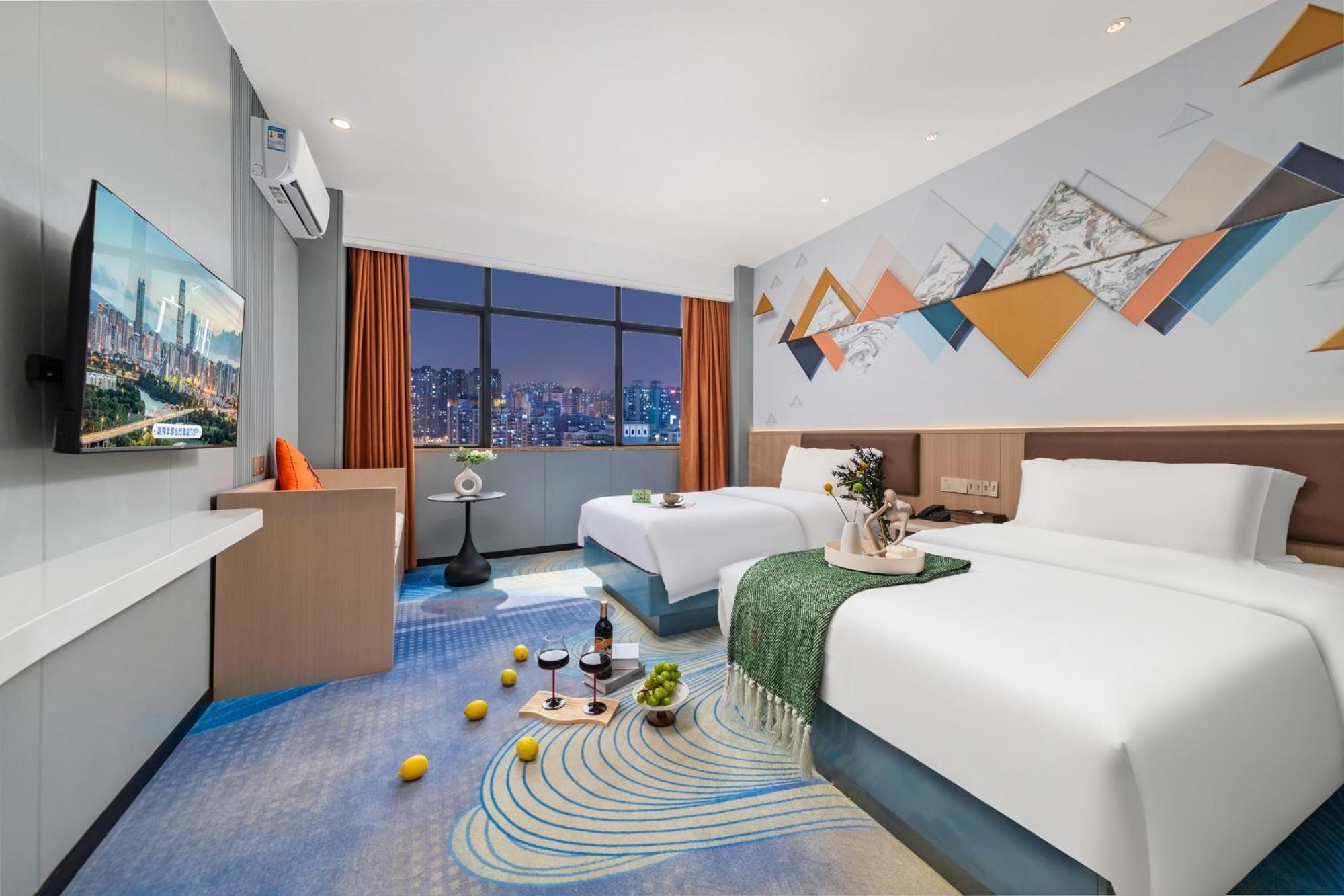 Xinghe Yuezhi S Hotel To Guangzhou Yuexiu Park Railway Station Subway Station -Conference Centerbaima Clothing City Flagship Store--Reputation Preferred Exteriör bild